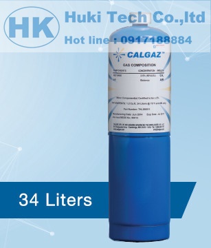 Bình khí chuẩn CALGAZ 0.9% I-C4H10