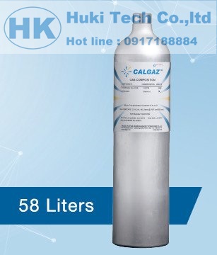 Bình khí chuẩn CALGAZ 10PPM HCL, cân bằng N2