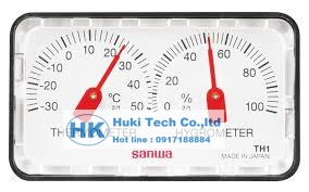 Đồng hồ đo nhiệt độ độ ẩm sanwa TH1