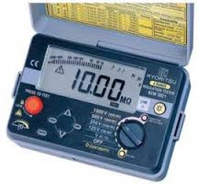 hiệu chuẩn Đồng hồ đo điện trở cách điện Kyoritsu 3021