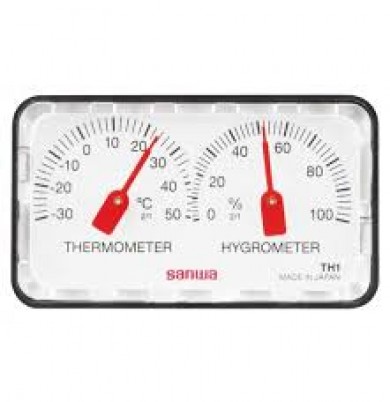 hiệu chuẩn Đồng hồ đo nhiệt độ độ ẩm sanwa TH1