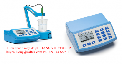 Hiệu chuẩn Máy đo pH HANNA HI83300-02